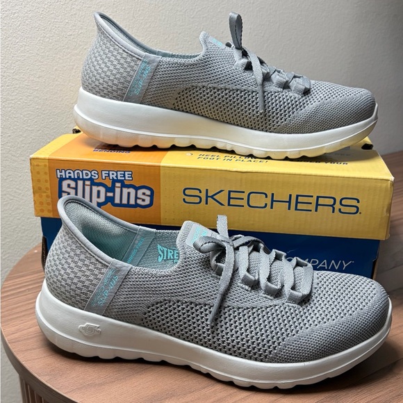 Skechers Shoes - Skechers Go Walk Joy Capri Slip-Ins Gray Women’s 5.5 Hands Free Comfort Shoes